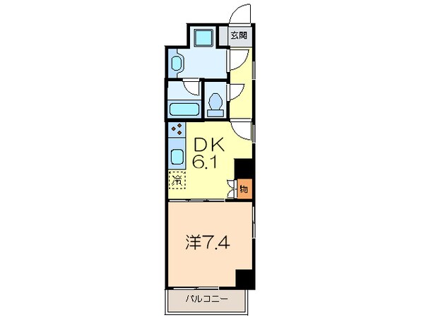 スタジオスクエア大須の物件間取画像